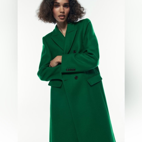 Zara wool blend menswear style blazer - Picture 3 of 9